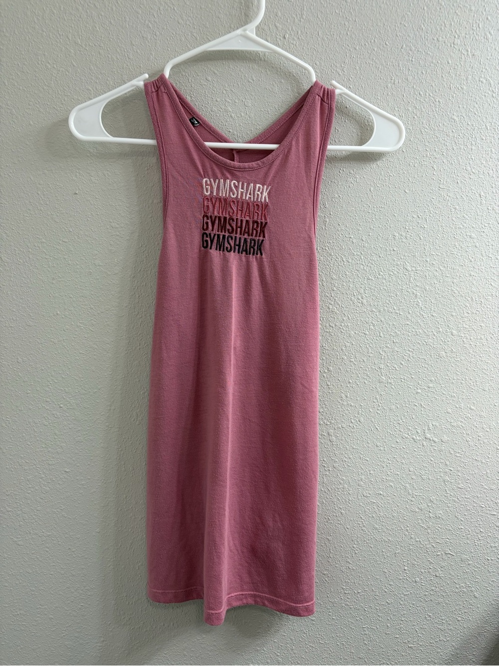 Gymshark Pink Logo Tank Top